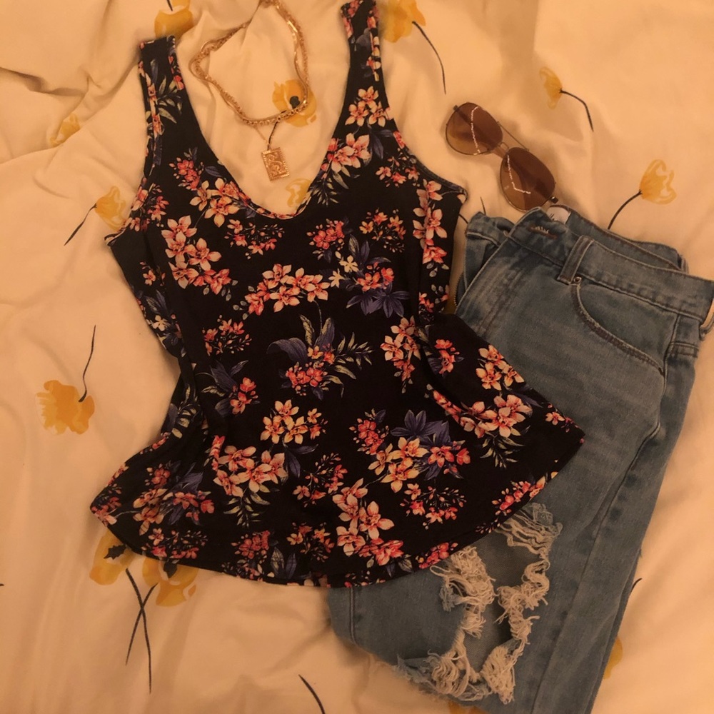 Floral Tank Top